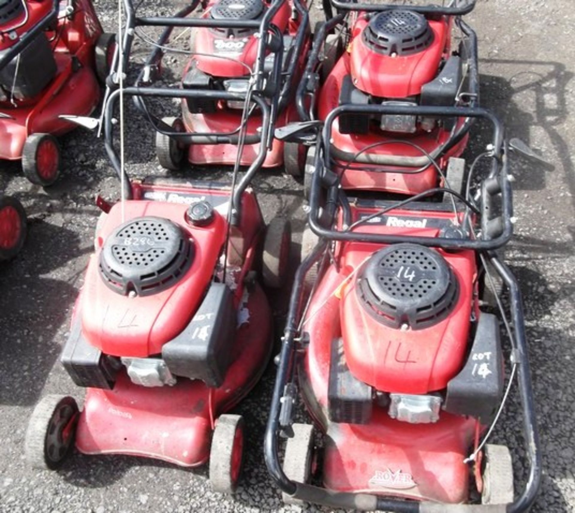 FOUR ROVER ROUGH CUT PETROL MOWERS