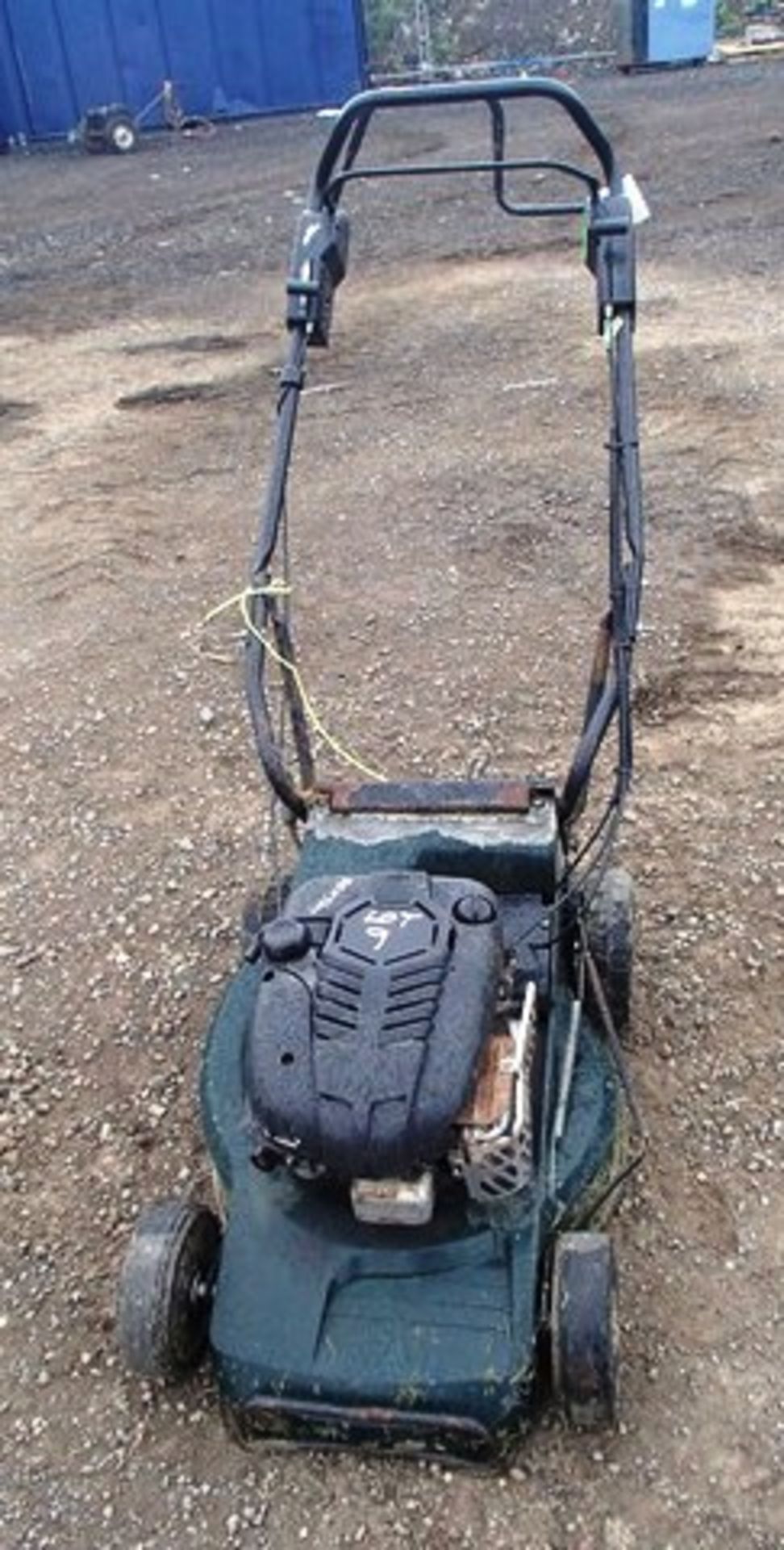 WALK BEHIND LAWNMOWER C/W BRIGGS & STRATTON ENGINE, PLANT NO POO764