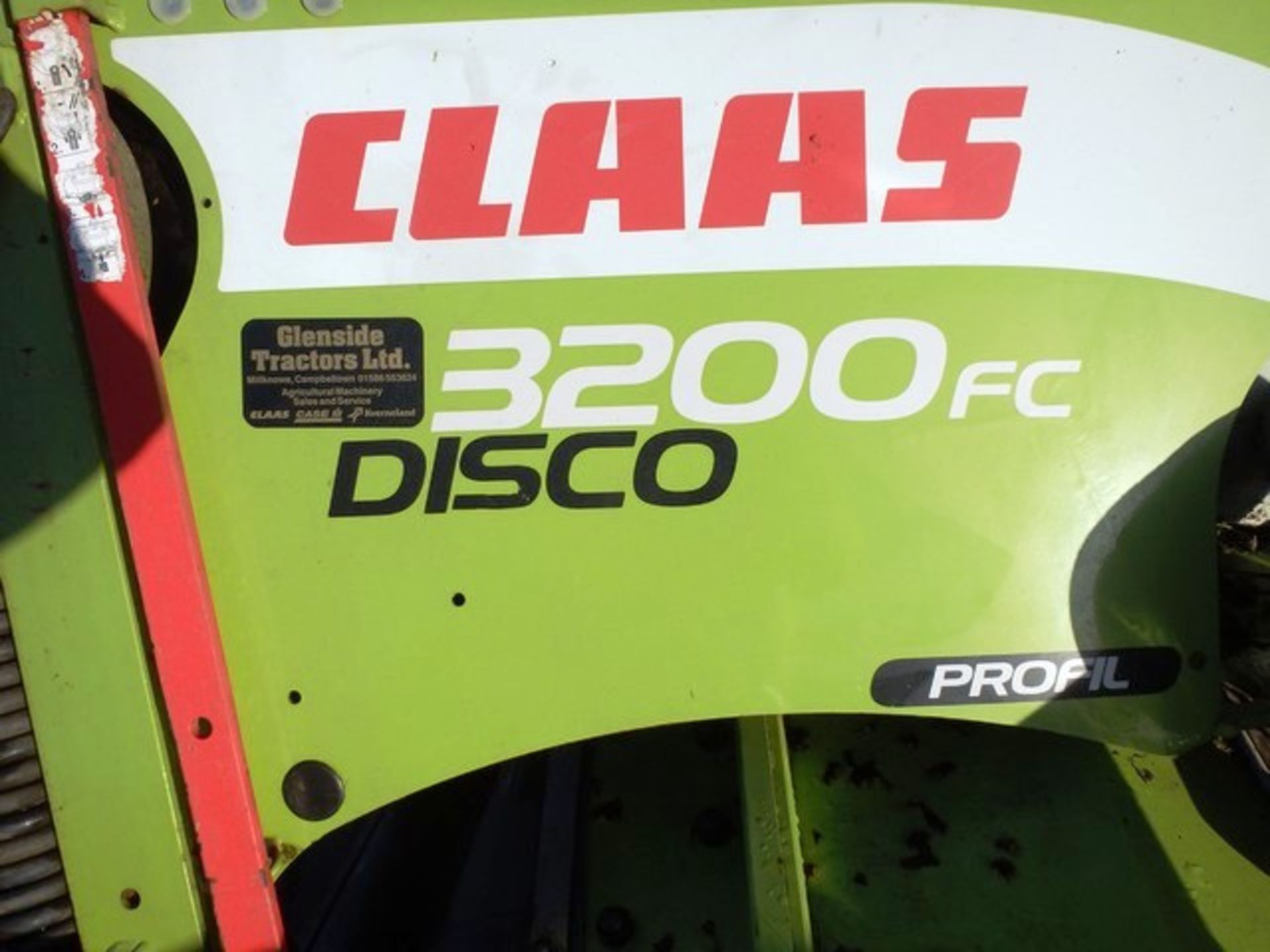 CLAAS 3200FC DISCO PROFIL FRONT MOUNTED MOWER CONDITIONER'LIQUIDATION DIRECT' THIS LOT HAS A 10% - Image 6 of 9