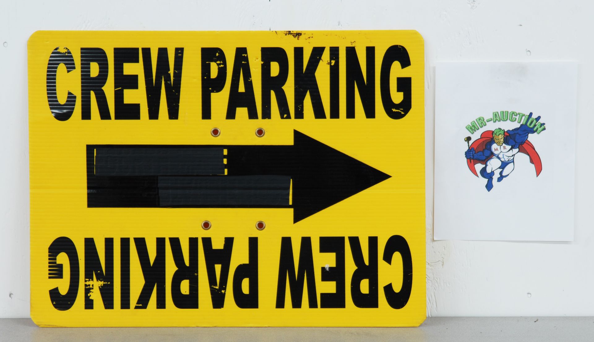 Crew Parking Sign