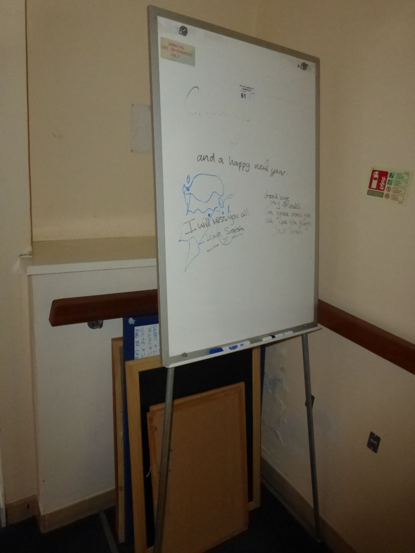 A quantity of miscellaneous white boards, pin boards and notice boards etc (located in corridor) - Image 2 of 2