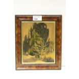 NV: 1 framed oil on board of Trees by Ursula McCannell