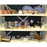 NV- 3 shelves of misc. chinaware and ornaments etc