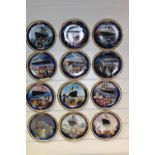 NV: 12 Titanic collectors plates by The Bradford Exchange with certificates