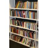 NV- 5 shelves of misc. hardback and paperback books