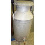 NV- an old Panamanian milk churn with an added tap