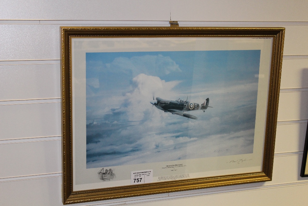 NV: 1 framed limited edition print Reach for the Skies by Robert Taylor signed by the artist