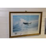 NV: 1 framed limited edition print Reach for the Skies by Robert Taylor signed by the artist
