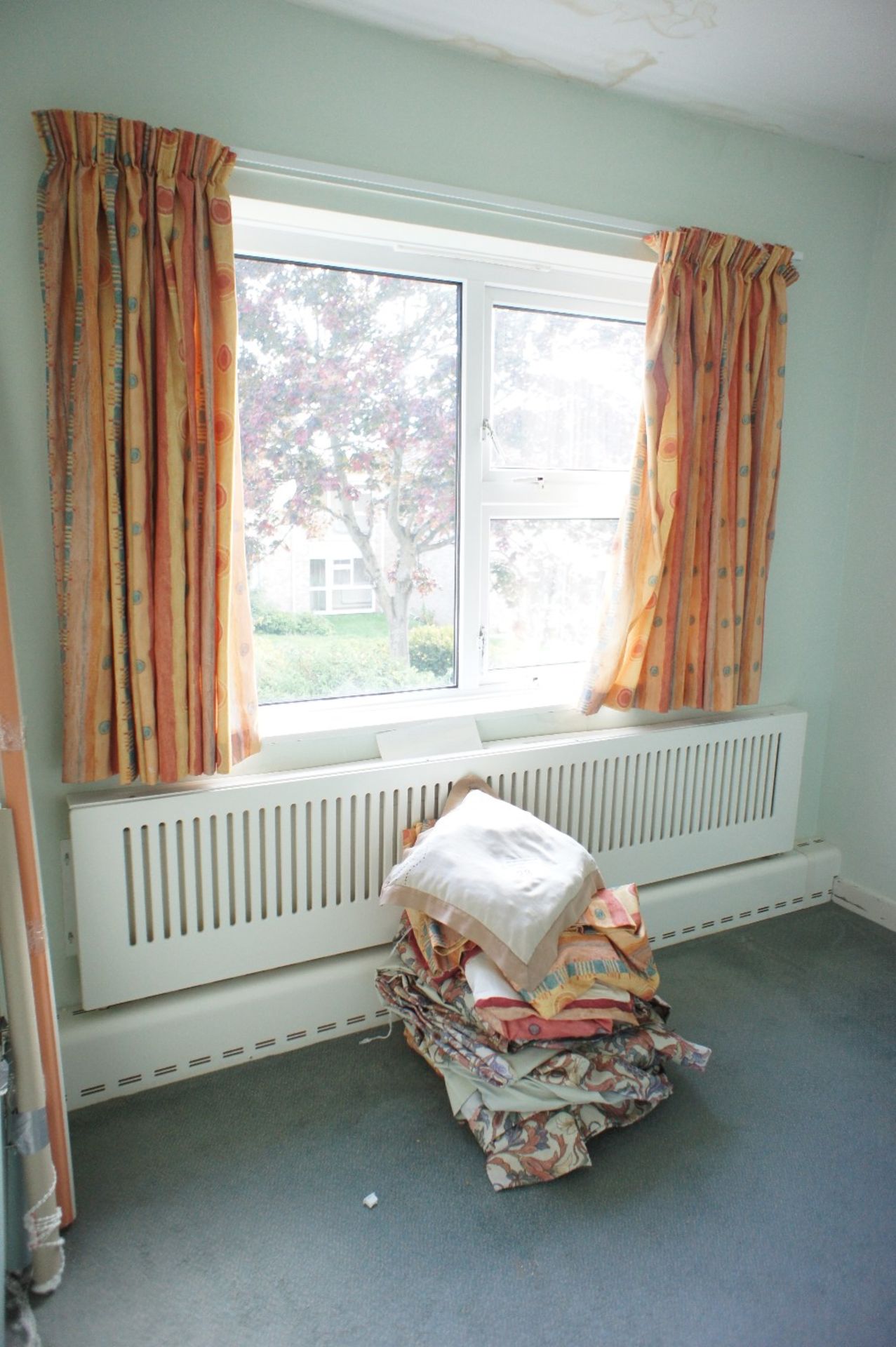 all curtains and blinds as hung throughout property of Davey Court