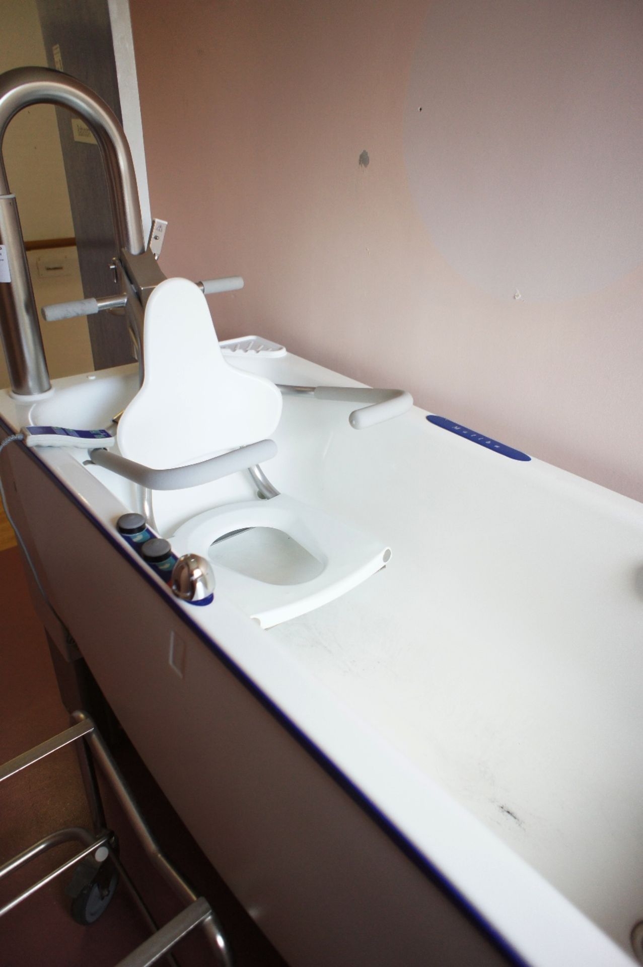 1 ARJO Malibu electrically operated rise and fall patient bath with inbuilt patient chair lift, plus - Image 2 of 2