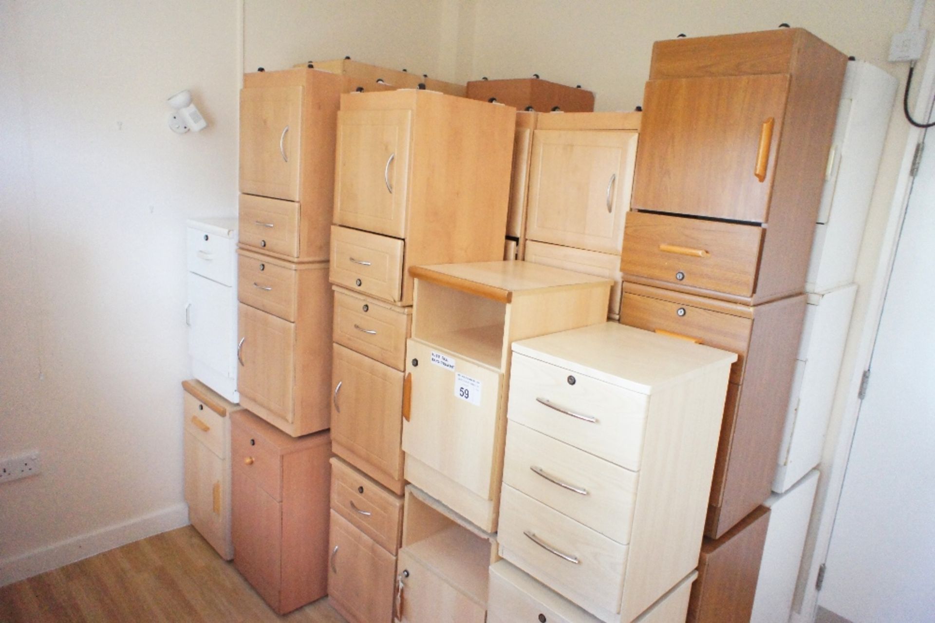 approximately 42 various bedside cabinets (located in room 24, Davey Court)