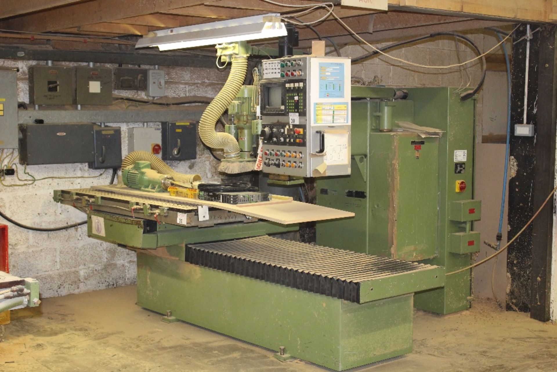 1 Rye CNC Router model MT1600 fitted with Matrix table, 2 Perske Heads, 3 air drills, 1 Rietschle