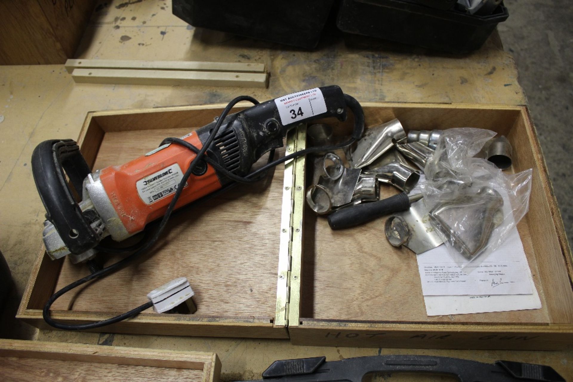a qty of various power tools incl. an Erbauer circular saw with spare blade, a Silverline angle - Image 3 of 5