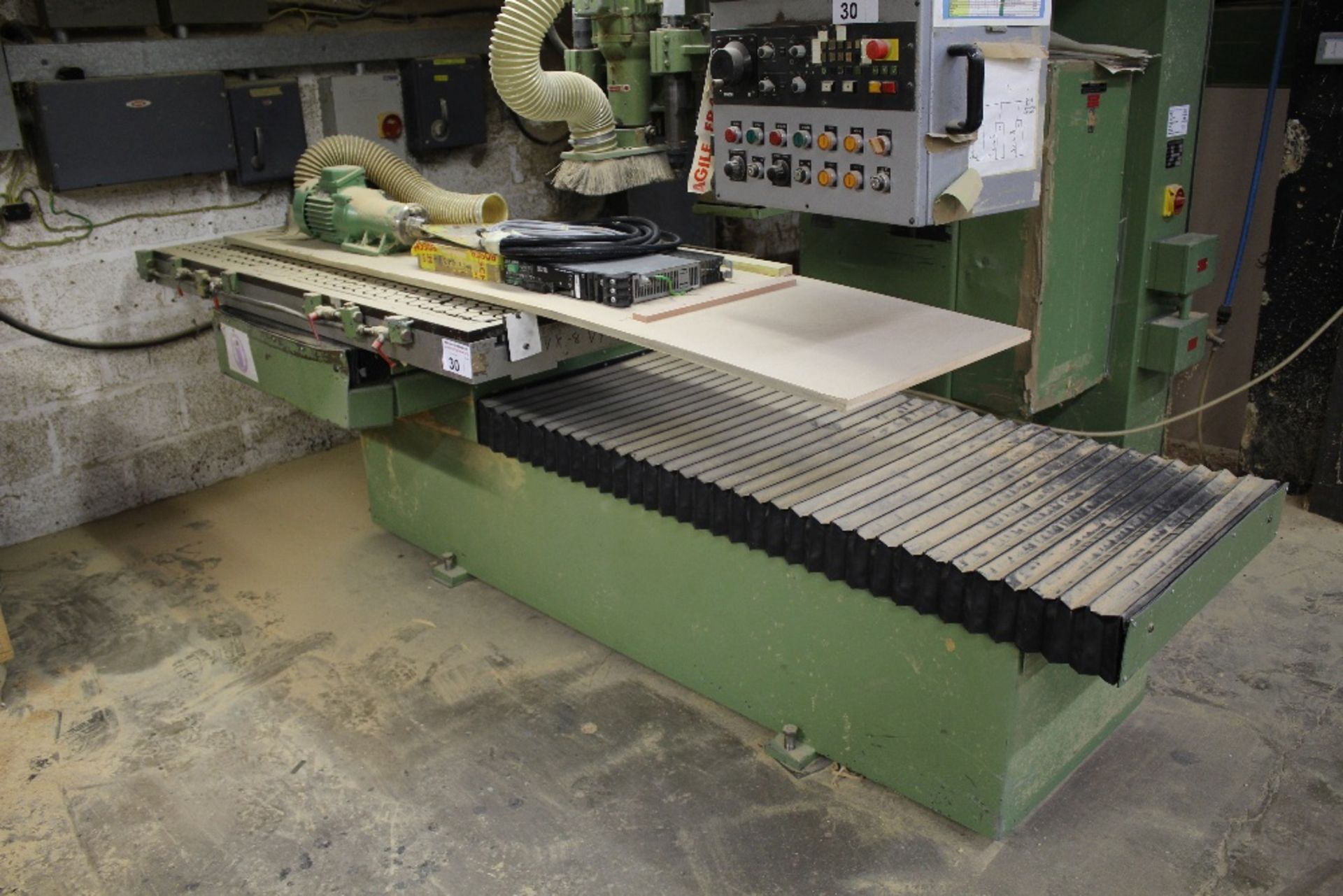 1 Rye CNC Router model MT1600 fitted with Matrix table, 2 Perske Heads, 3 air drills, 1 Rietschle - Image 3 of 12