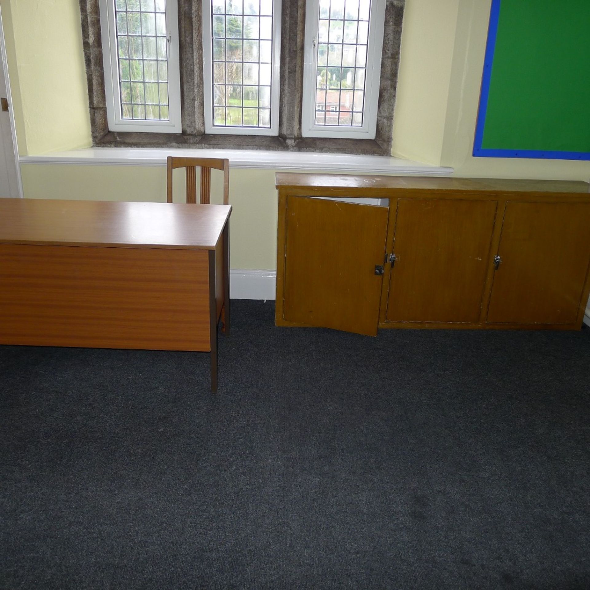 a qty. of misc. junior school furniture including; desks, cupboards and chairs (located in junior - Image 5 of 6