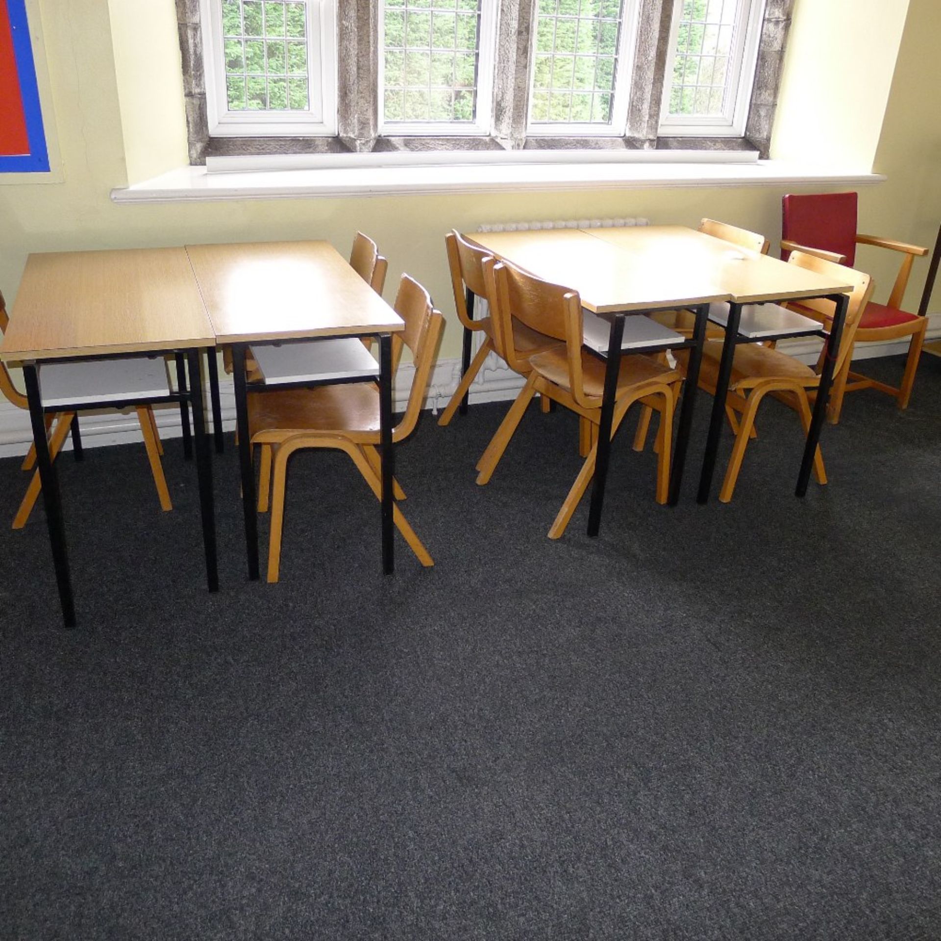 a qty. of misc. junior school furniture including; desks, cupboards and chairs (located in junior - Image 6 of 6