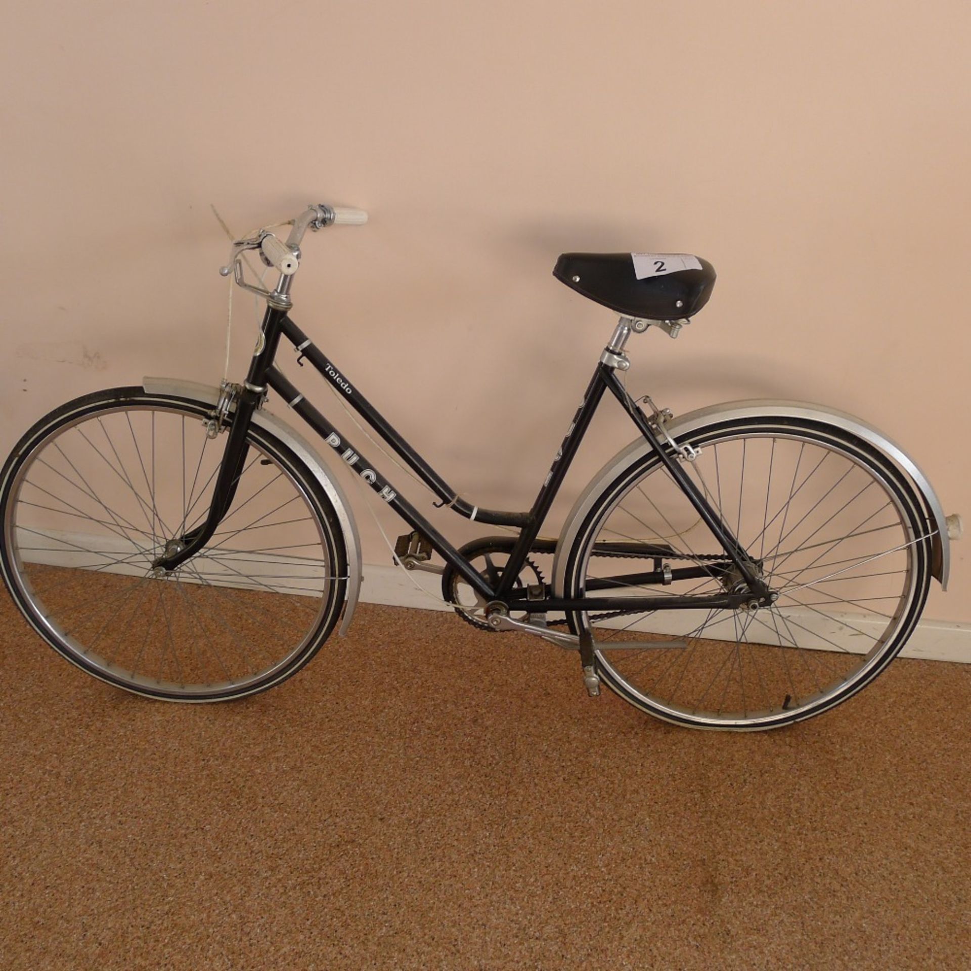 1 lady’s PUCH Toledo 3 speed bicycle (located in junior play hall)