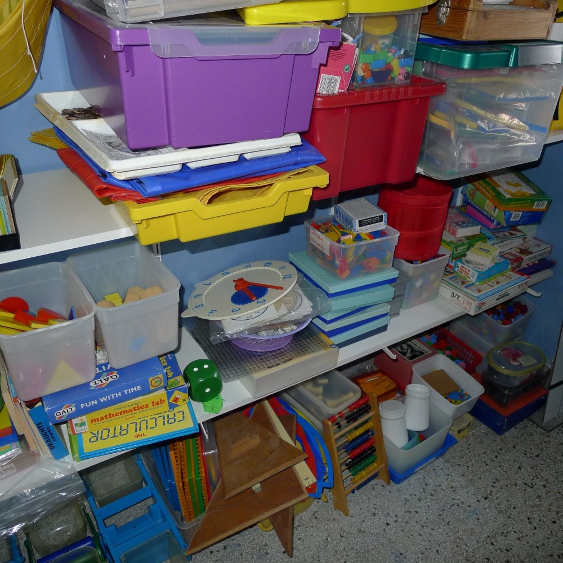 a large qty. of misc. school equipment and stationery etc. including; files, folders, scissors, - Image 6 of 8