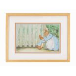 After Beatrix Potter, ‘Peter Rabbit’, Production Cel, C. 1992 Hand-painted production celluloid on