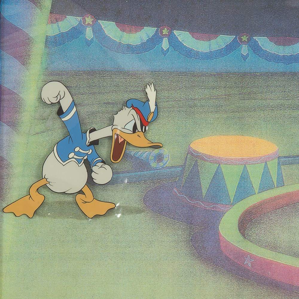 Walt Disney Studio, ‘Donald Duck’, Animation Cel, 1936 Full 12 field original hand-painted - Image 5 of 5