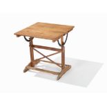Working Desk, Used by Charles Schulz and Assistant, U.S.A.  Wood and joints U.S.A, C. 1940 Charles