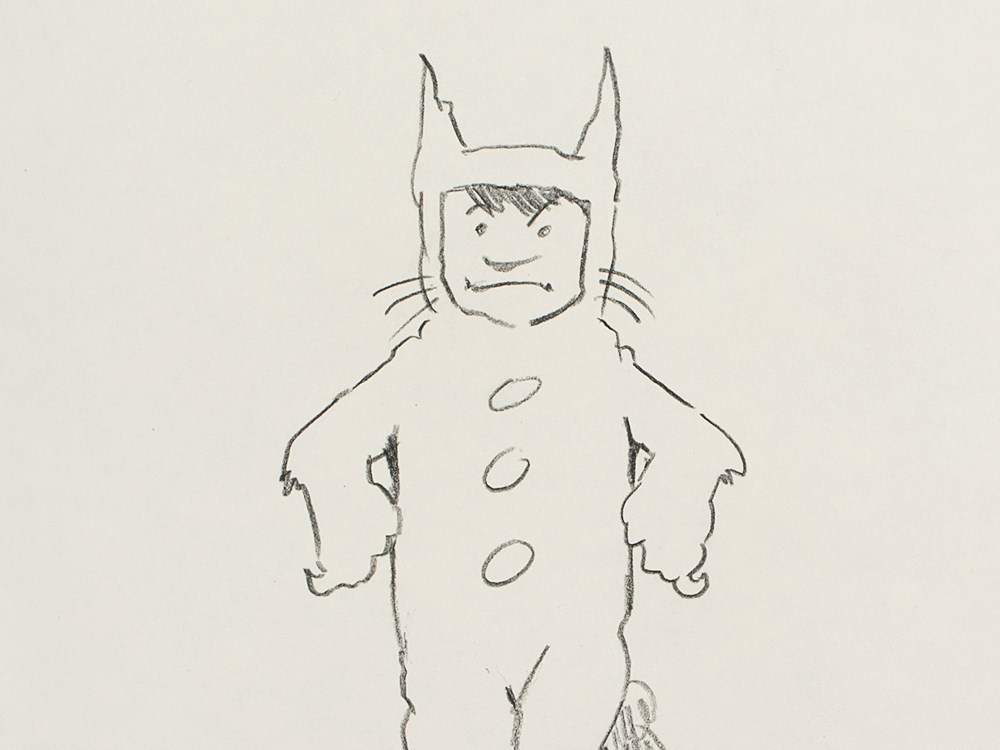 Maurice Sendak, ‘Max, Where the Wild Things Are’, 1988  Pencil on paper U.S.A., 11988 Maurice Sendak - Image 2 of 6
