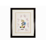 Walt Disney Studios, ‘Jiminy Cricket’, Animation Cel, 1995 Walt Disney limited edition animation