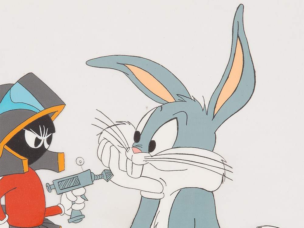 Chuck Jones, ‘Spaced out Bunny’, Signed, Animation Cel, 1980  Hand-painted animation publicity - Image 4 of 8