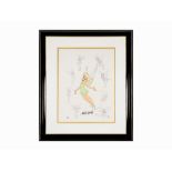 Marc Davis/Walt Disney Studios, Tinkerbell Animation Cel, 1995 Walt Disney limited edition animation