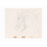 Marc Davis, ‘Maleficent Dragon, Sleeping Beauty’ Sketch, 1959 Pencil production sketch on 16 field