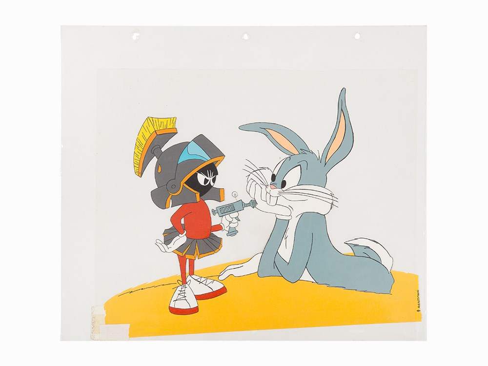 Chuck Jones, ‘Spaced out Bunny’, Signed, Animation Cel, 1980  Hand-painted animation publicity - Image 2 of 8