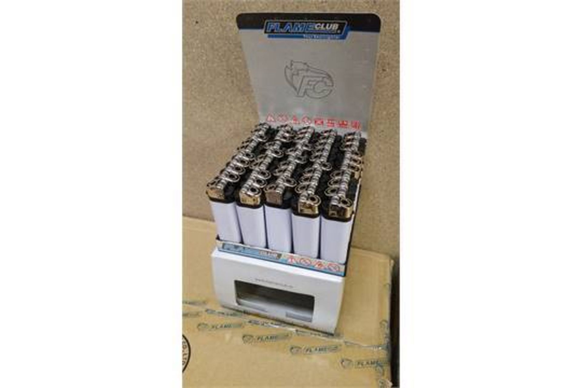 X10 BOXES OF BRAND NEW LIGHTERS EACH BOX CONTAINS 50 LIGHTERS EACH RETAILING AT 85p