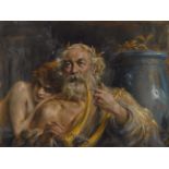 Koppay, Josef Arpád von1859 Wien - 1927 BadgasteinMythologische SzeneR. u. signiert und 1908 (?)