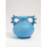 Vase "velato"Napoleone Martinuzzi für Zecchin-Martinuzzi, um 1933 Farbloses Glas, blau