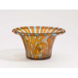 VaseVetreria Gino Cenedese, um 1960 Farbloses Glas. Weit ausschwingende Wandung, Mündung verdickt (