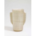 Vase "lattimi"Venini & C., Carlo Scarpa, 1929-1939 Farbloses Glas, weiß unterfangen. Aufgeschmolzene