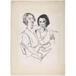 Beckmann, Max1884 Leipzig - 1950 New YorkZwei Frauen. 1922 Lithographie auf Bütten 51 x 40 cm (76