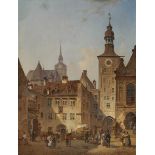 Eibner, Friedrich1825 Hilpoltstein (Oberfranken) - 1877 MünchenMünchen - Blick vom Tal auf den Alten