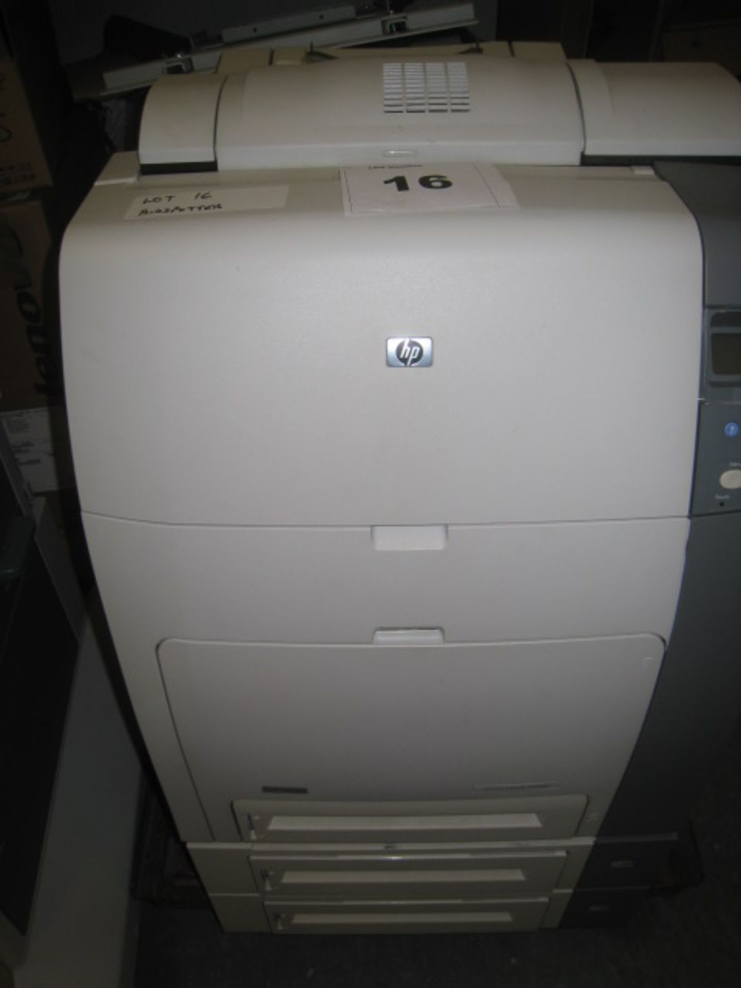 HP COLOUR LASERJET 4700dtn. With test print