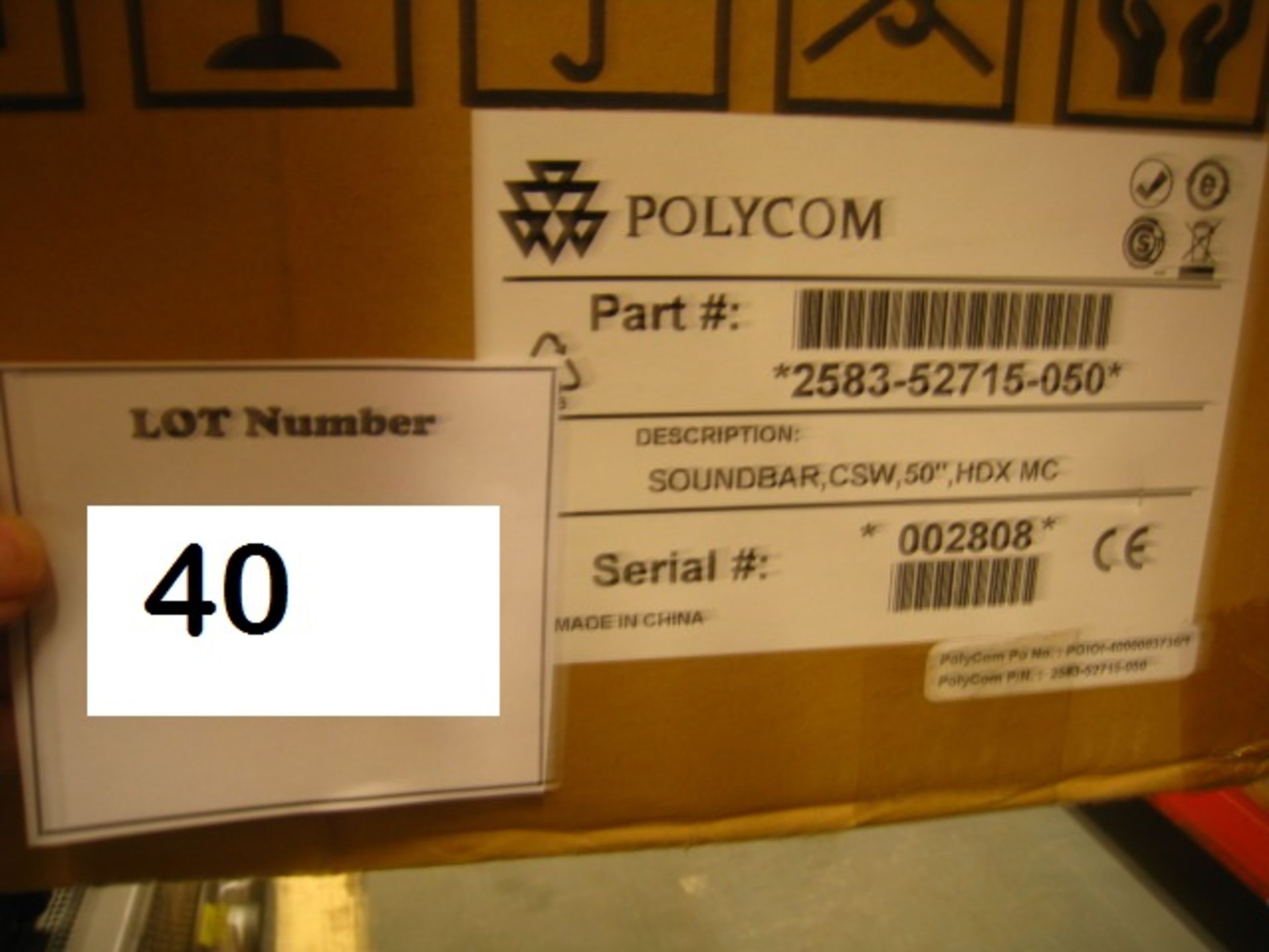 POLYCOM 50" SOUNDBAR  P/N 2583-52715-050. BOXED - Image 8 of 8