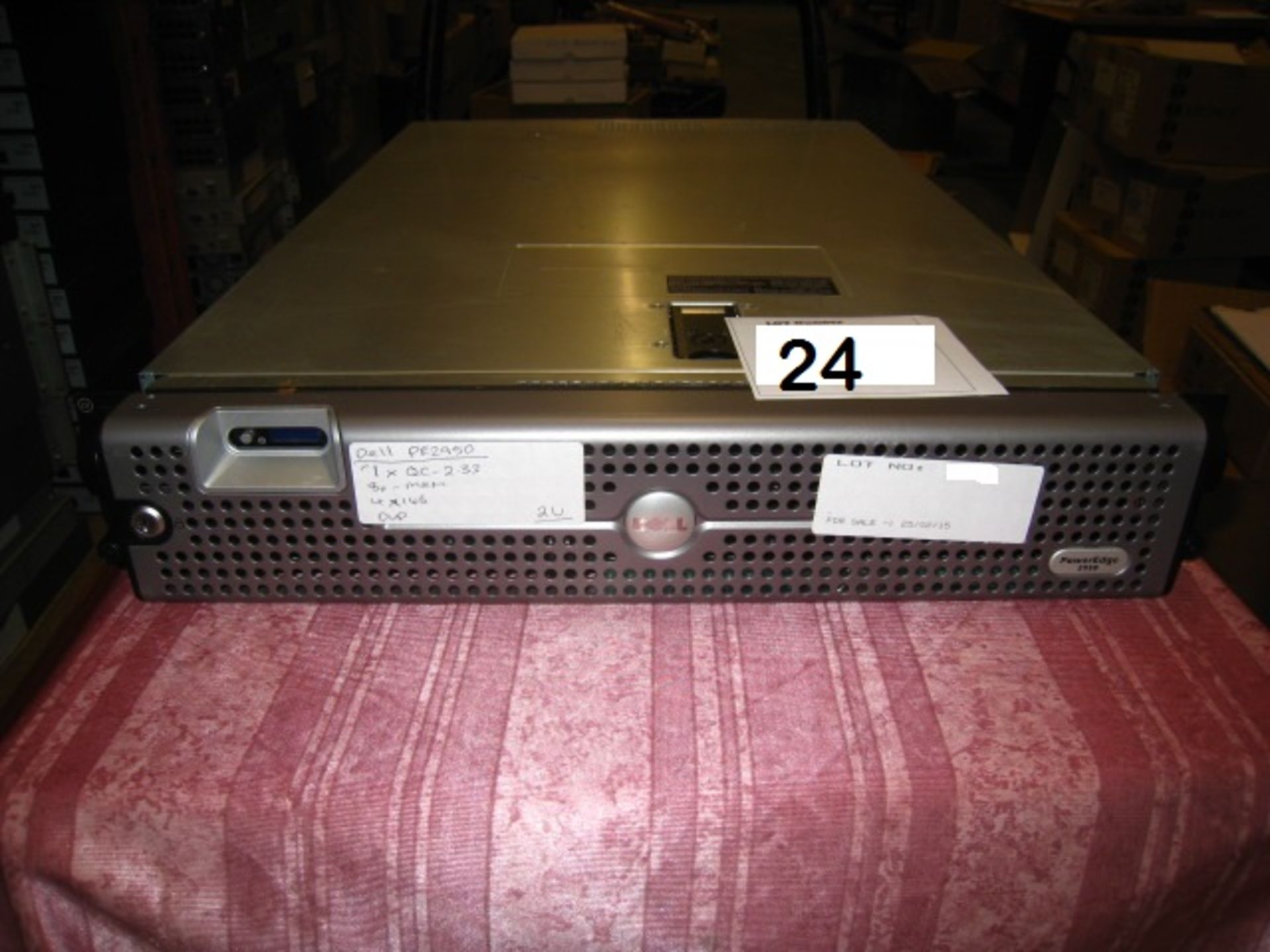 DELL POWEREDGE 2950 2U Fileserver. Quad core 2.33Ghz processor, 8GB RAM,  4 x 146Gb SAS HDD's,