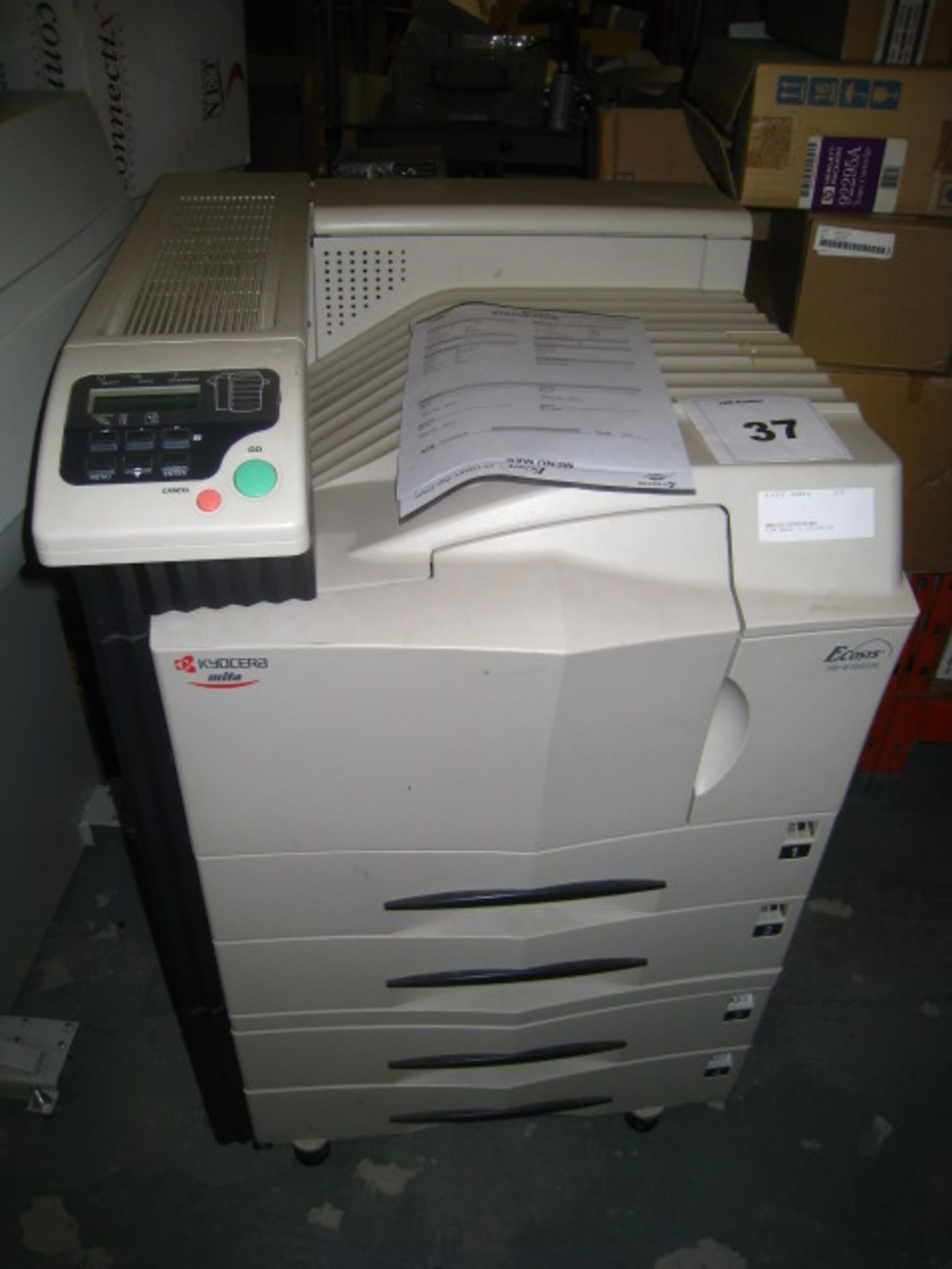 KYOCERA FS-9100DN Page Printer with tesst print