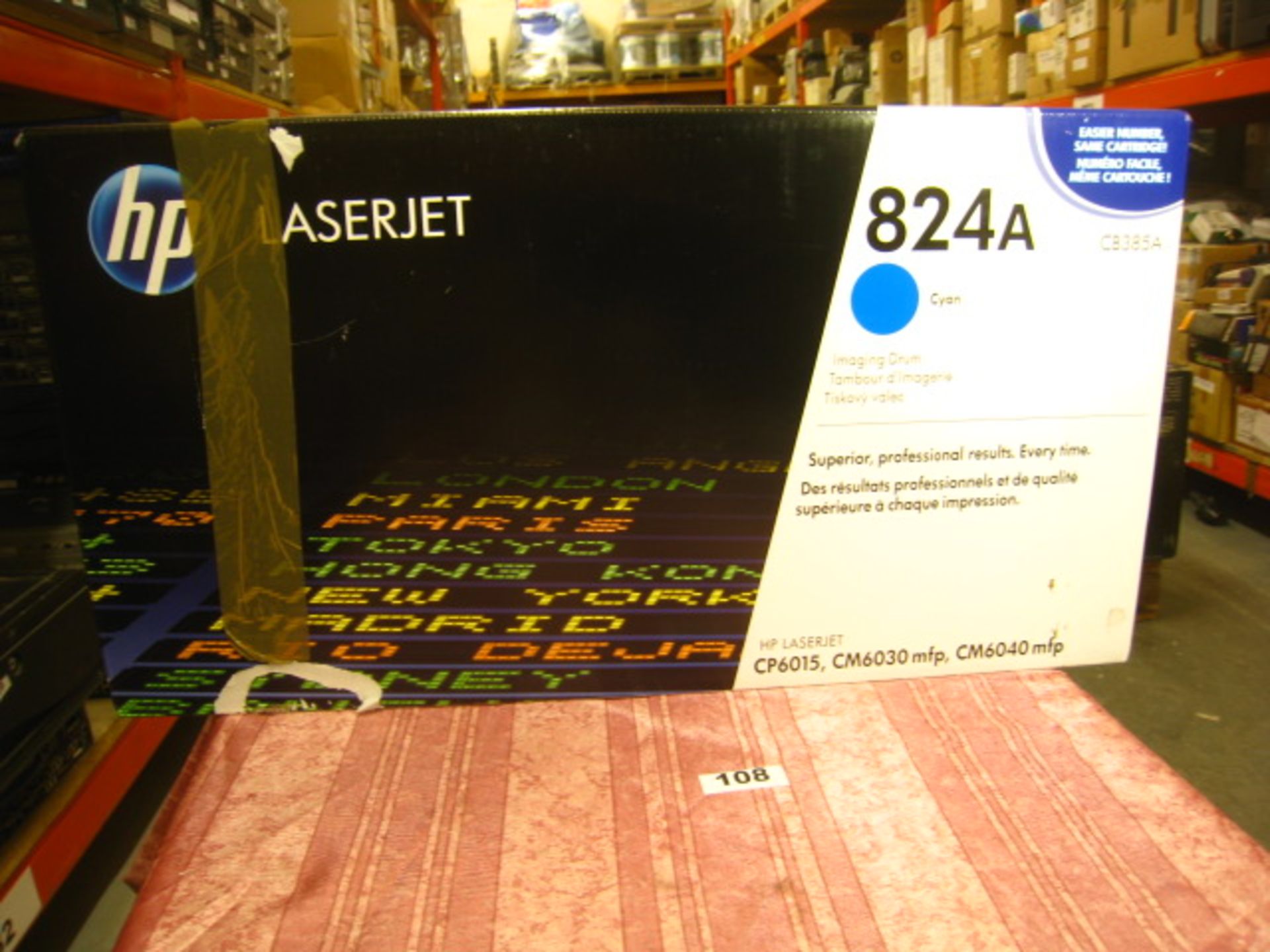 Genuine Original HP 824A CB385A Cyan LaserJet Imaging Drum. CP6015 CM6030mfp CM6040mfp Sealed