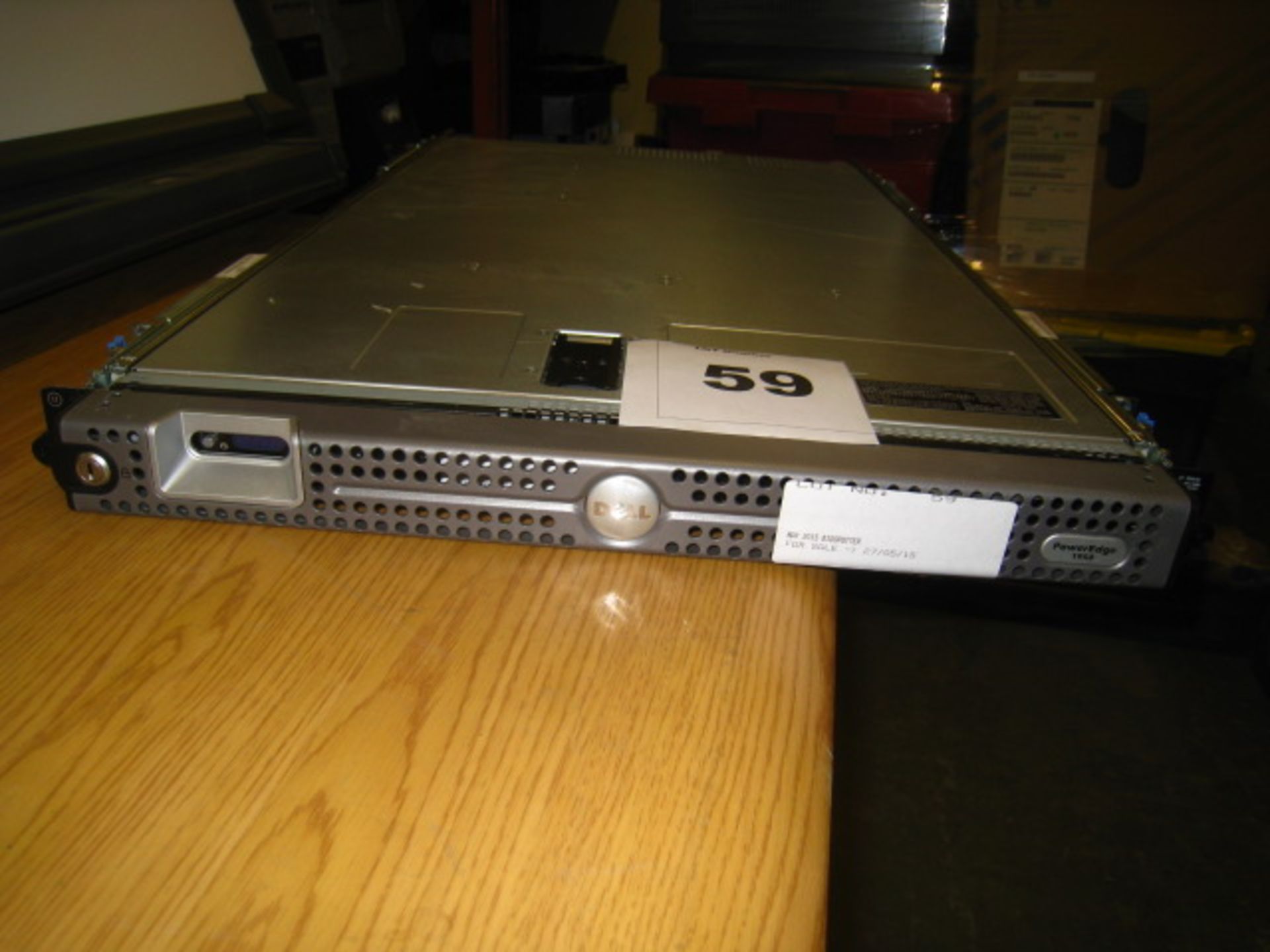 DELL POWEREDGE 1950 1U FILESERVER. QUAD CORE 1.86GHZ PROCESSOR, 12GB RAM, 2 X 73GB SAS HDD'S WITH