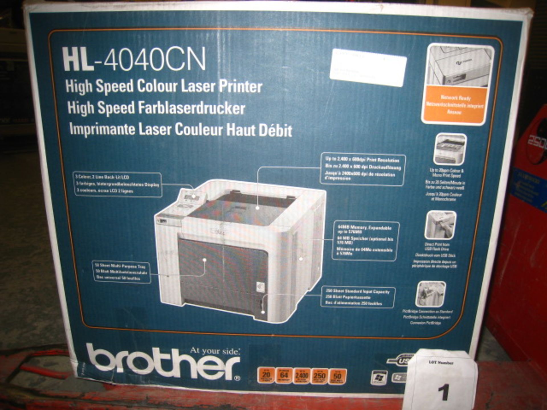 NEW & BOXED BROTHER HL-4040CN  HIGH SPEED COLOUR LASER PRINTER