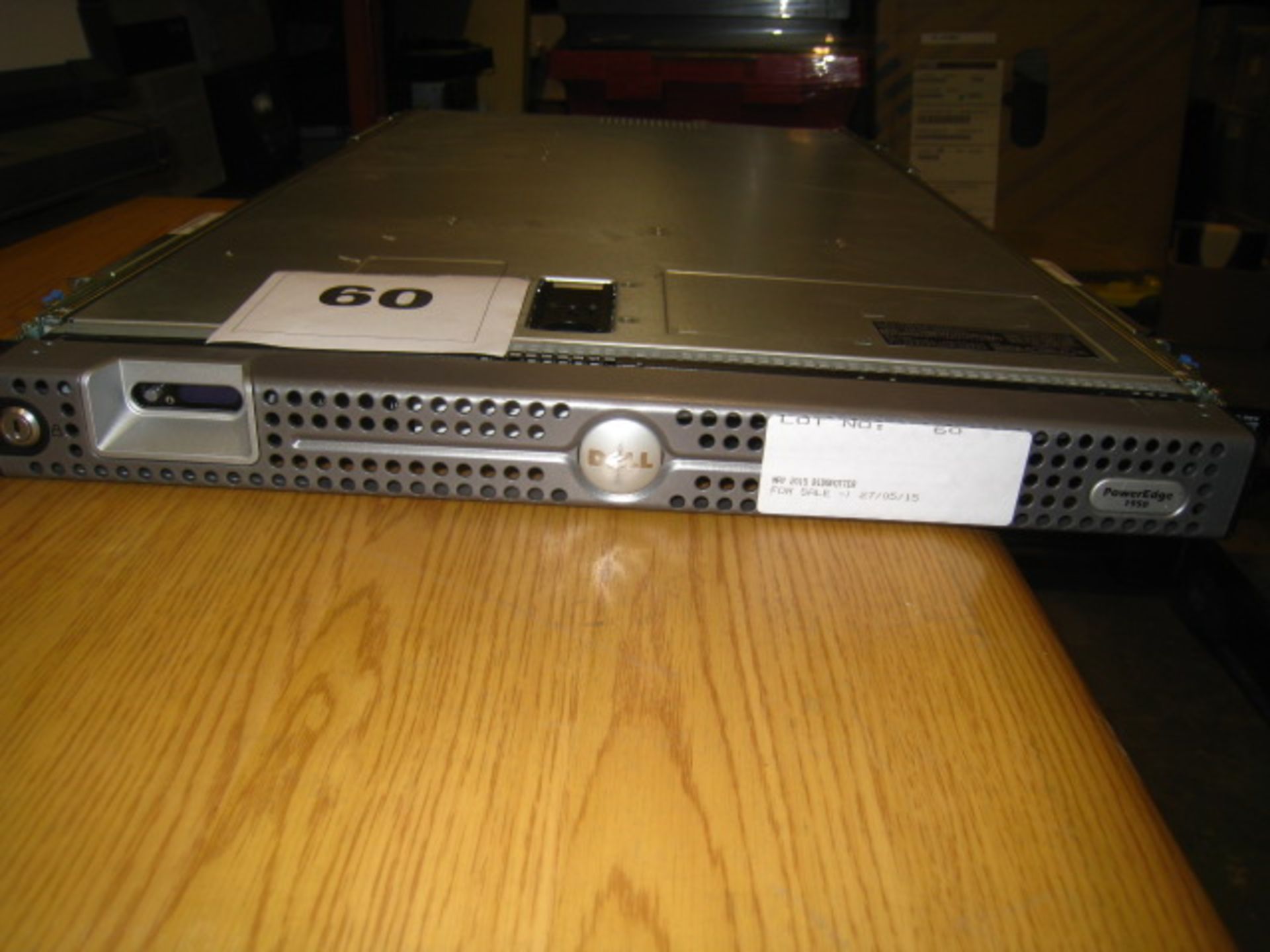 DELL POWEREDGE 1950 1U FILESERVER. 2 x QUAD CORE 1.86GHZ PROCESSOR, 12GB RAM, 2 X 73GB SAS HDD'S