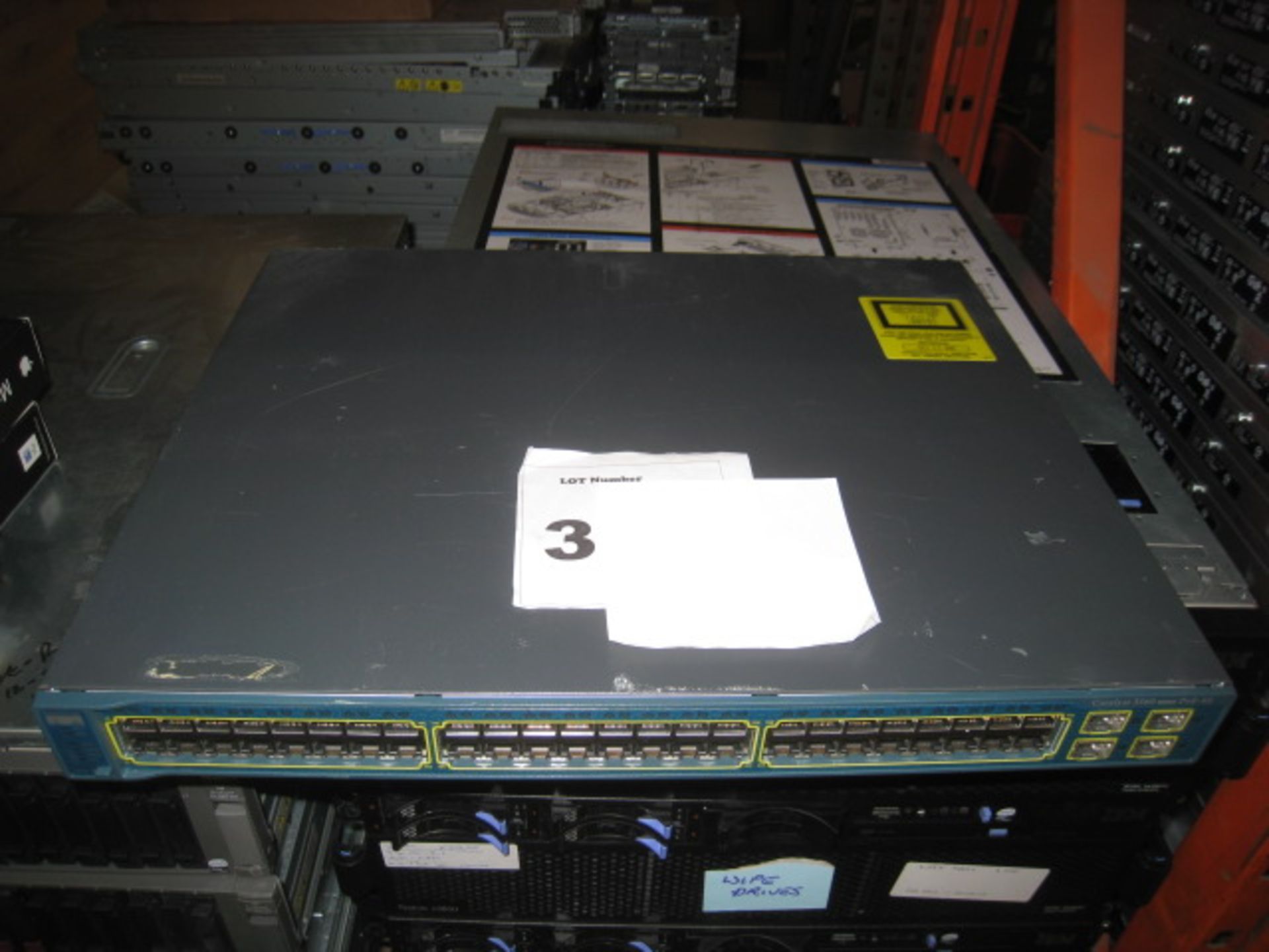 Cisco Catalyst WS-C3560-48PS-S V04 POE 48 port switch