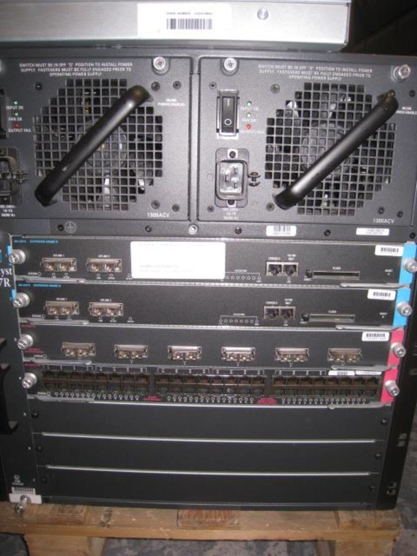 CISCO CATALYST 4507R CHASSIS, CONTAINING 2 X WS-X4515 SUPERVISOR ENGINE, 1 X X4306 1000 BASE X