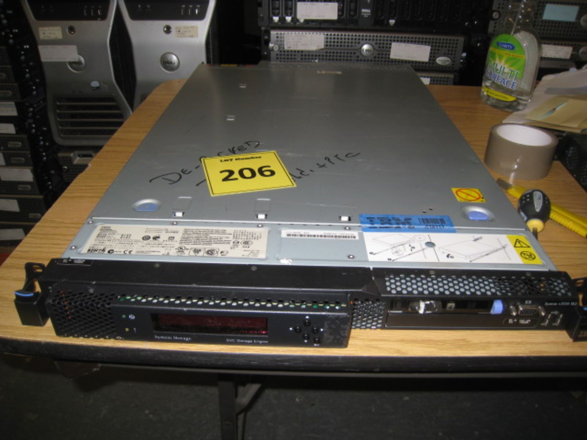 IBM X3550 M2 IU file server, Xeon E5530 2.4 Quad Core processor/24Gb Ram/2 x 73Gb HDD's