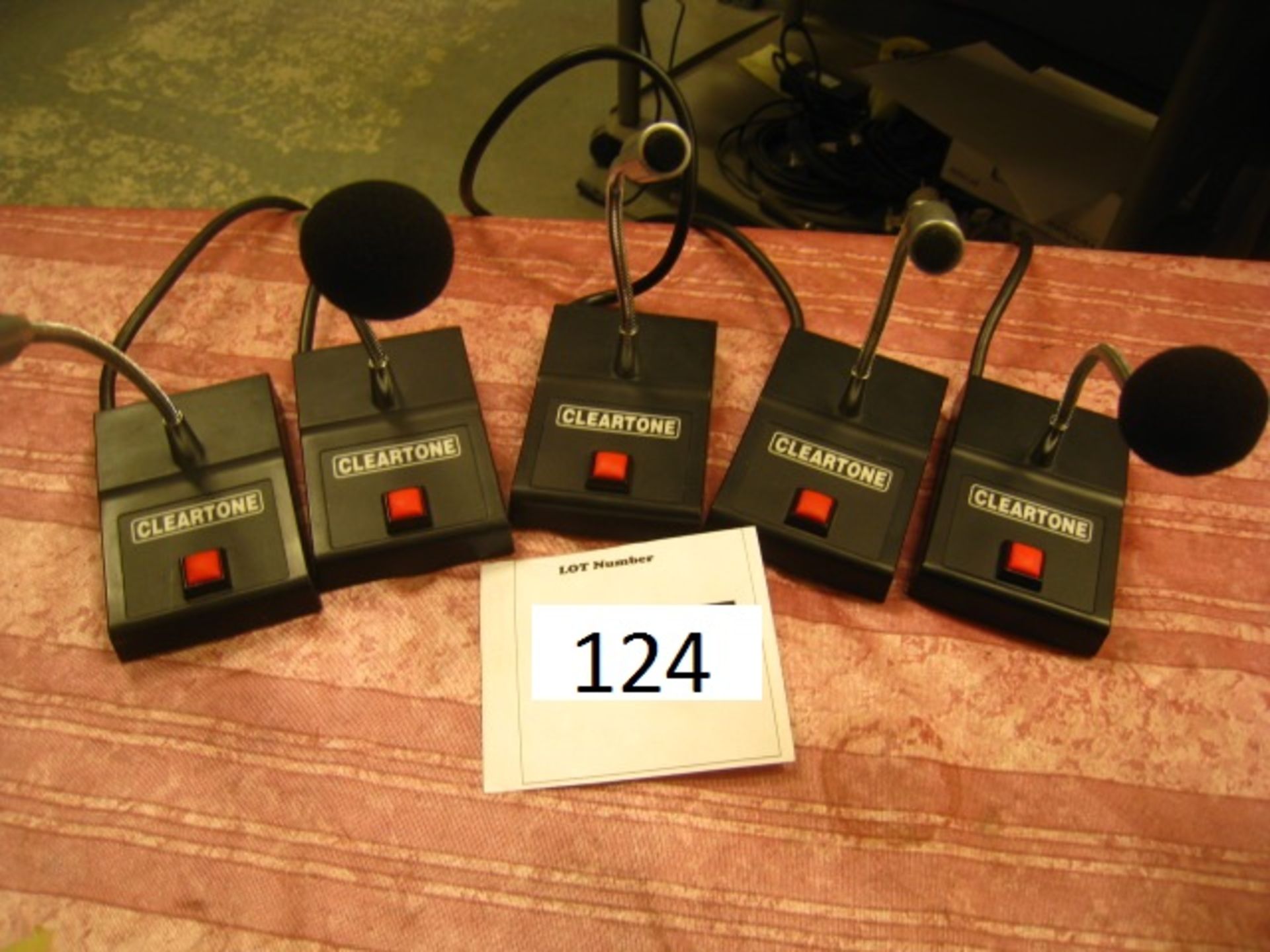 5 x Cleartone  IBM 900 microphones